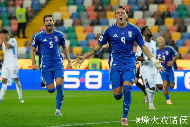 意大利3-0以色列取5连胜 仅存理论直接出线可能