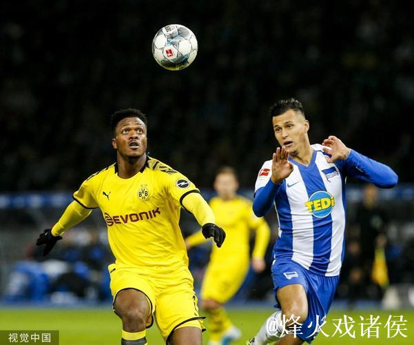 德甲-桑乔建功小阿扎尔得分 多特蒙德力克柏林赫塔